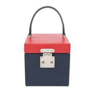 Louis Vuitton Epi Bleecker Bag Red Blue Navy Blue Handbag
